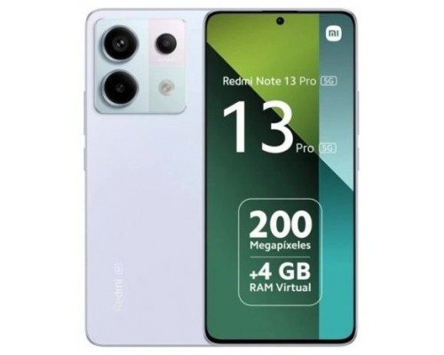 SMARTPHONE REDMI NOTE 13 PRO 5G (12+512GB) PURPLE XIAOMI (Espera 4 dias)